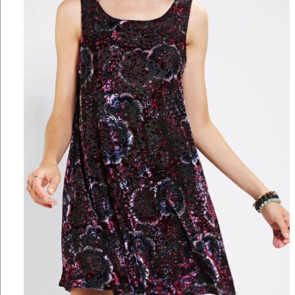 Minkpink velvet swing dress
